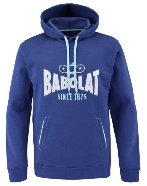 Herren Tennissweatshirt Babolat Exercise Hood Sweat Men - estate blue