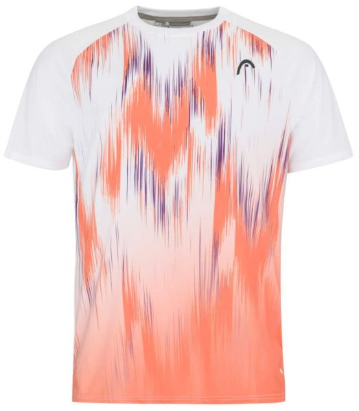 Herren Tennis-T-Shirt Head Topspin T-Shirt - flamingo/print vision