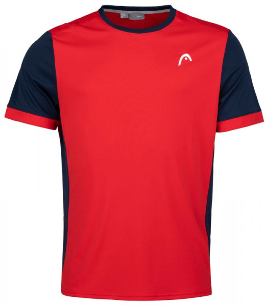 Poiste T-särk Head Davies T-Shirt B - red/dark blue