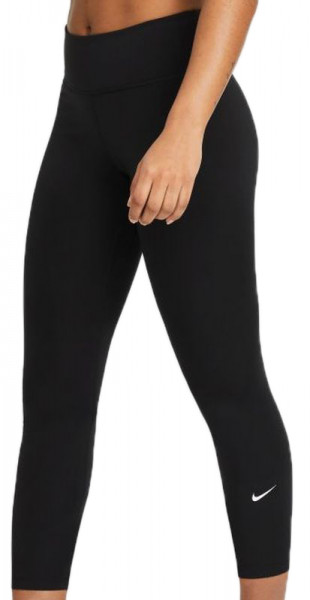 Leginsy Nike Dri-Fit One Mid-Rise CRP Tight W - black/white