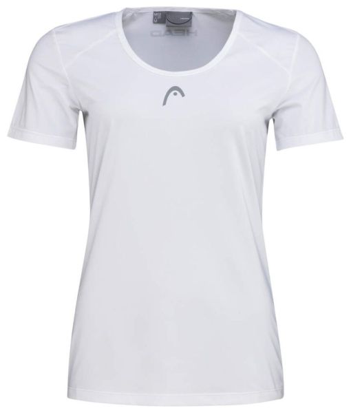 Тениска за момичета Head Girls Club 22 Tech T-Shirt - white