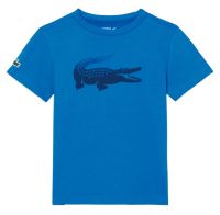 Boys' t-shirt Lacoste Kids' Lacoste x Daniil Medvedev Ultra Dry - Blue