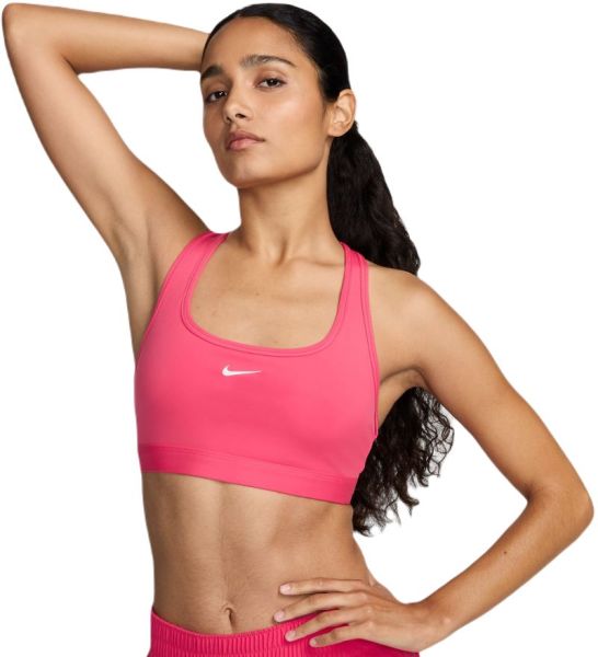 Melltartók Nike Swoosh Light Support Non-Padded Sports - Rózsaszín