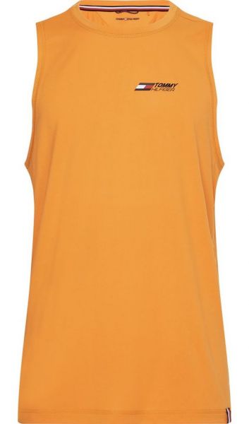 Herren Tennis-T-Shirt Tommy Hilfiger Essentials Training Tank Top - hawaiian orande