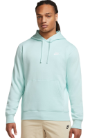 Męska bluza tenisowa Nike Sportswear Club Fleece Pullover Hoodie - jade ice/jade ice/white