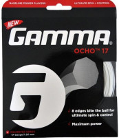 Tenisz húr Gamma Ocho (12,2 m) - white