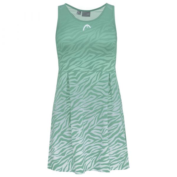 Sukienka dziewczęca Head Sprint Dress G - nile green/print vision