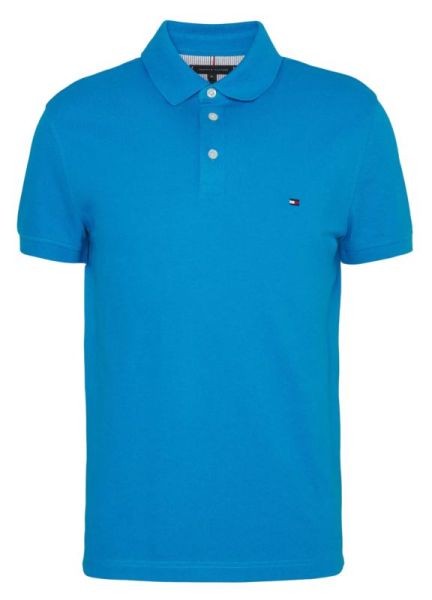 Мъжка тениска с якичка Tommy Hilfiger Core 1985 Slim Polo - shocking blue