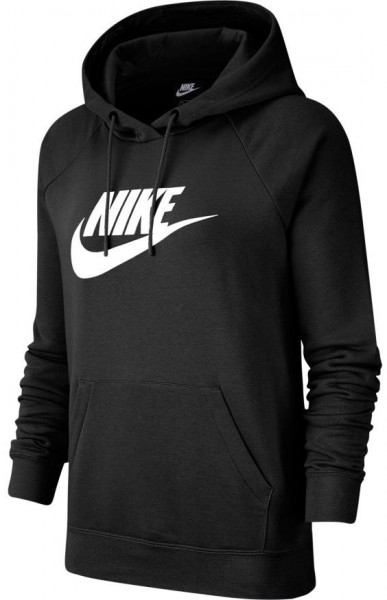  Nike Sportswear Essential Fleece Pullover Hoodie W - black/white