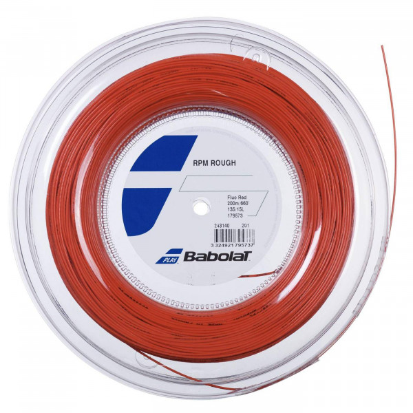 Naciąg tenisowy Babolat RPM Rough (200 m) - fluo red