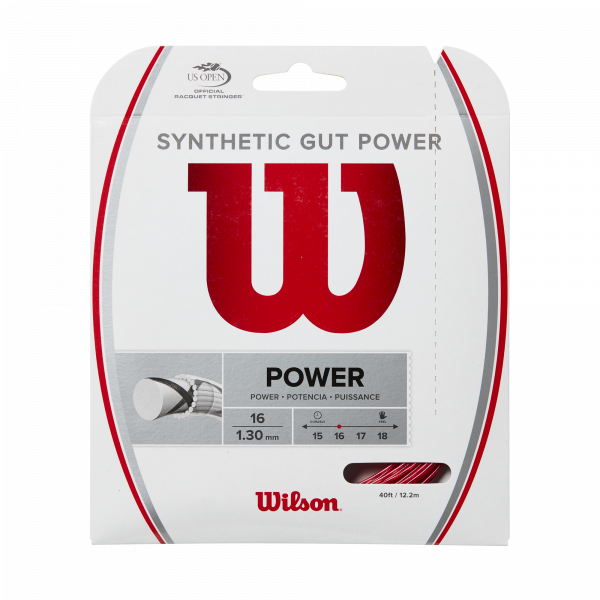  Wilson Synthetic Gut Power (12,2 m) - red