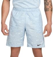 Shorts de tenis para hombre Nike Court Victory 9in Short - glacier blue/glacier blue/black