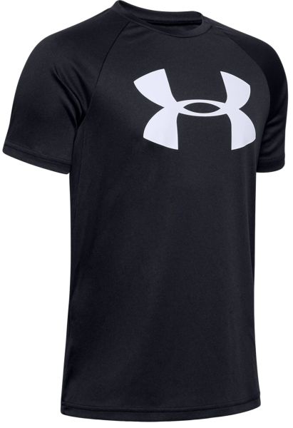 Jungen T-Shirt  Under Armour Tech Big Logo SS - black