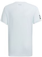 Majica za dječake Adidas B Club 3 Stripes Tee - almost blue Majica za dječake Adidas B Club 3 Stripes Tee - almost blue