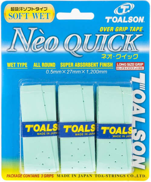 Overgrip Toalson Neo Quick 3P - green