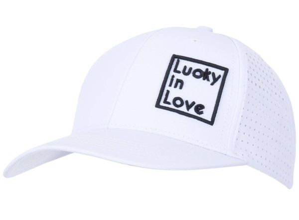 Kapa za tenis Lucky in Love LIL Laser Cut Cap - Bijel