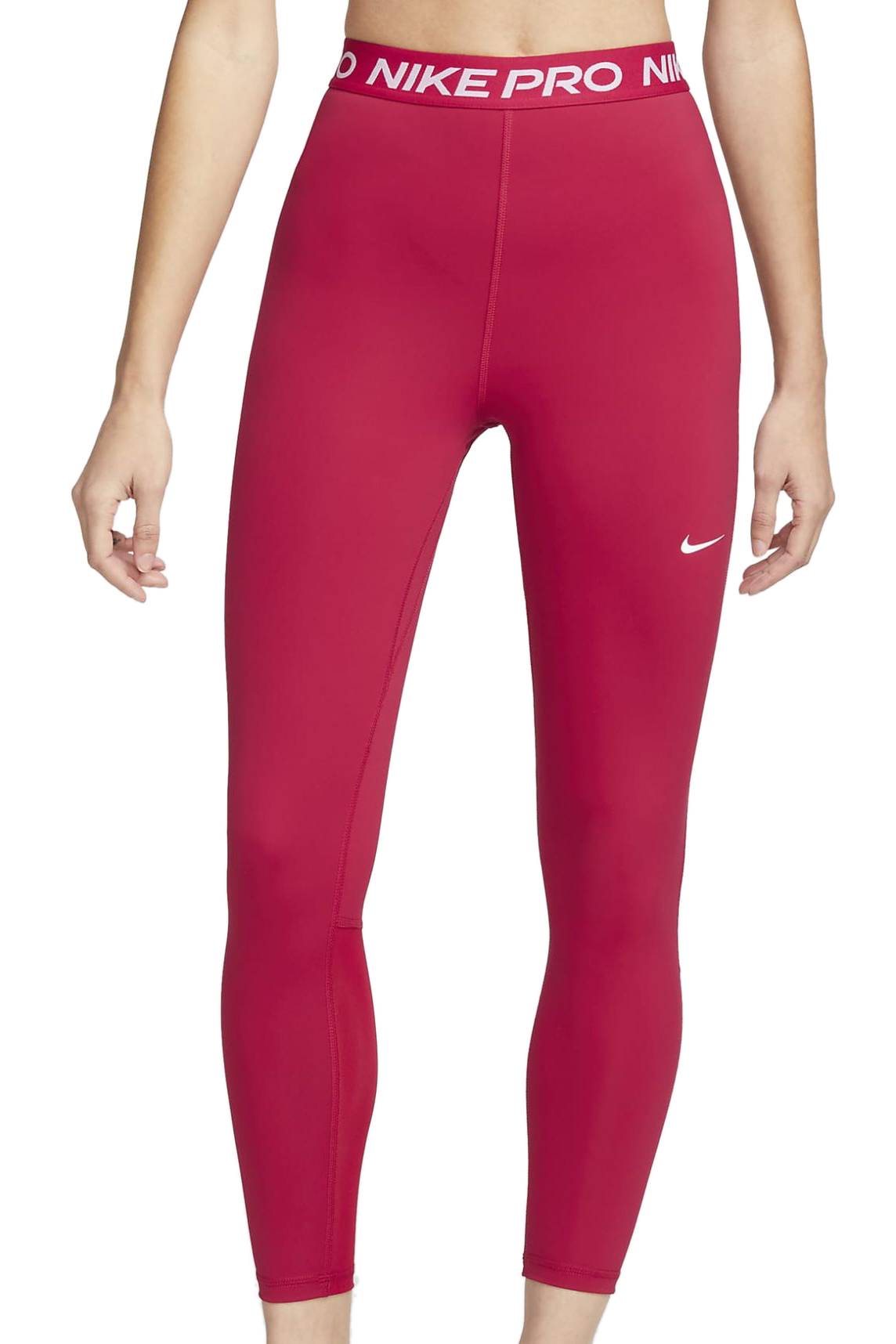 Women's leggings Nike Pro 365 Tight 7/8 Hi Rise W - mystic hibiscus/white, Tennis Zone