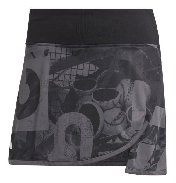 Falda de tenis para mujer Adidas Club Graphic Skirt - black/grey