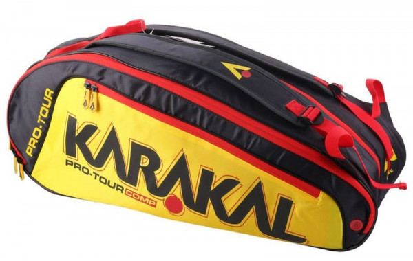 Τσάντα σκουός Torba Tenisowa Karakal Pro Tour Comp 9R - yellow