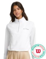 Women's jumper Wilson Core Davenport Half Zip - White