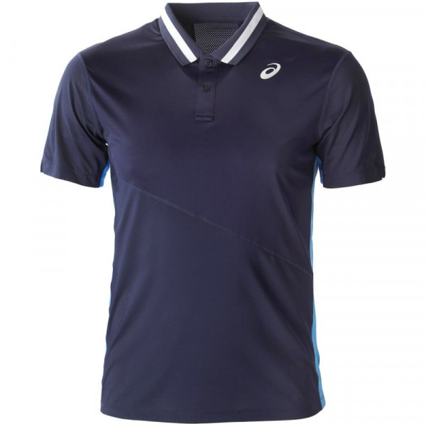 Męskie polo tenisowe Asics Club M Polo Shirt New - peacoat