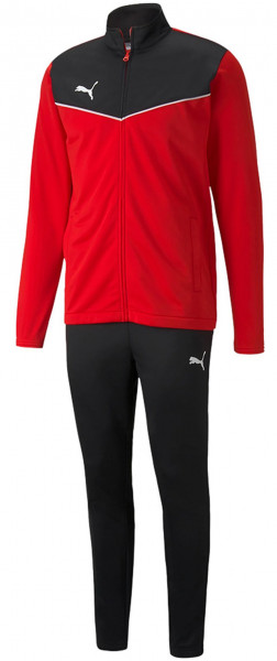 Herren Tennistrainingsanzug Puma Indyvidual Rise Tracksuit - red/black