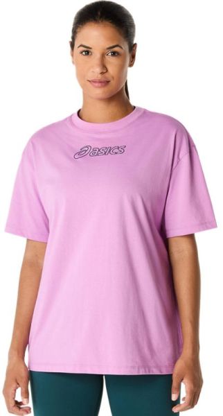 Women's T-shirt Asics Logo - Purple