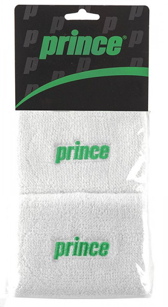 Handgelenk Frottee Prince Wristband - white/green