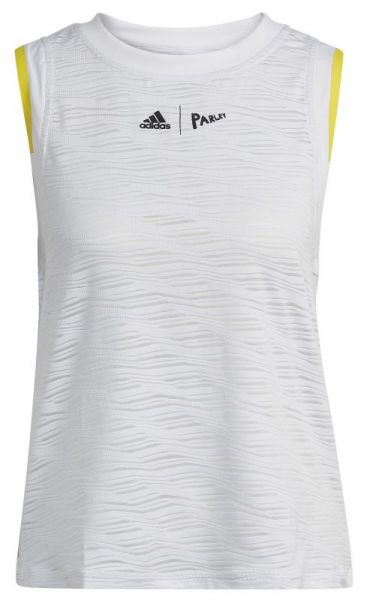 Damen Tennistop Adidas London Match Tank Top - white