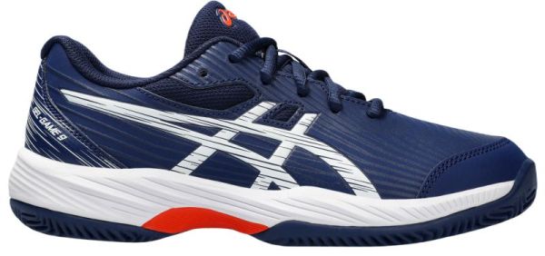 Juniorskie buty tenisowe Asics Gel-Game 9 GS Clay/OC - blue expanse/white