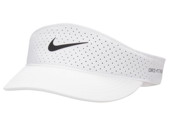 Daszek tenisowy Nike Dri-Fit ADV Ace Tennis Visor - white/anthracite/black