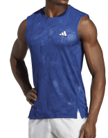 Teniso marškinėliai vyrams Adidas Melbourne Tennis Sleeveless Tee - victory blue Teniso marškinėliai vyrams Adidas Melbourne Tennis Sleeveless Tee - victory blue