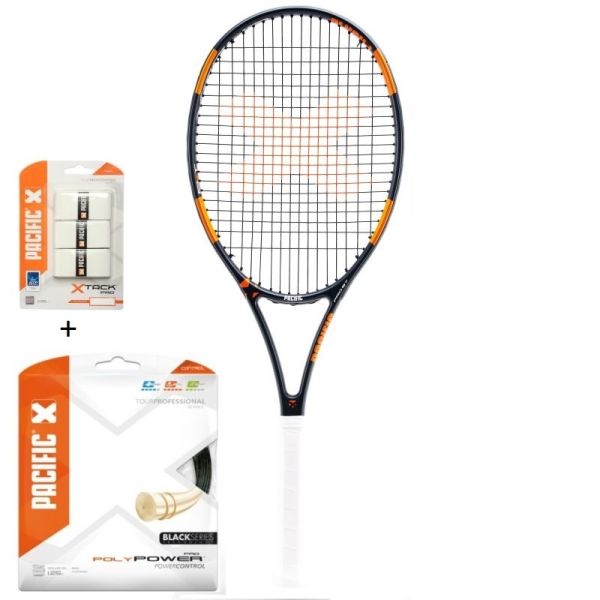 Tennis racket Pacific BXT X Tour Pro 97 + string