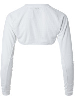 Ženska majica dugih rukava Adidas W Tennis Shrug HEAT.RDY - white/copper metalic Ženska majica dugih rukava Adidas W Tennis Shrug HEAT.RDY - white/copper metalic
