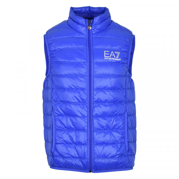 Pánske vesty EA7 Man Woven Down Waistcoat - new royal blue