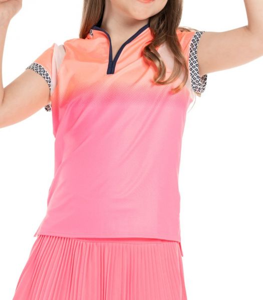 Dívčí trička Lucky in Love Santa FE Glow Summer Glow Short Sleeve - neon pink