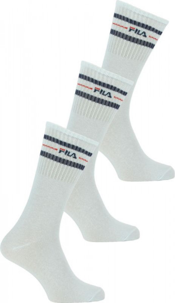 Șosete Fila Lifestyle socks Unisex F9092 3P - white