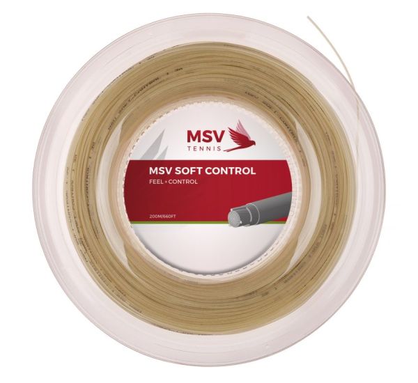 Naciąg tenisowy MSV Soft Control (200 m) - natural