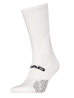 Chaussettes de tennis Head Padel Performance Crew 1P - Blanc