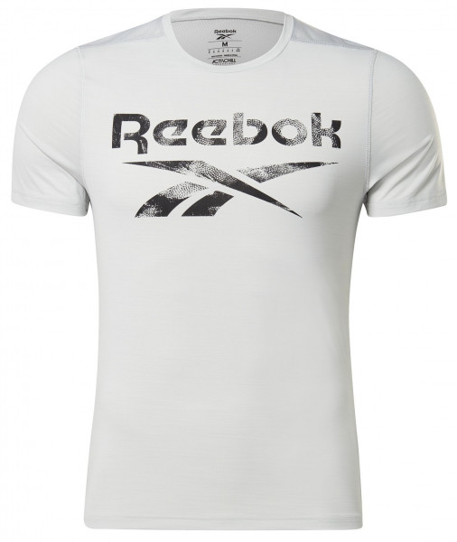 Herren Tennis-T-Shirt Reebok Workout Ready Activechill Tee M - pure grey