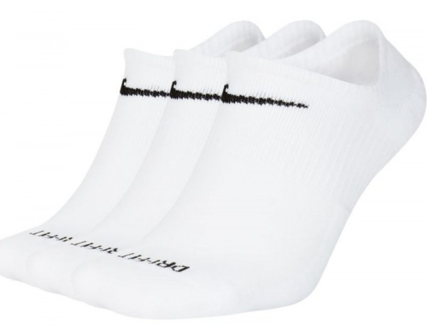 Socks Nike Everyday Plus Cush NS Foot 3P - white/black