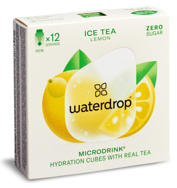 Izotonik Waterdrop Microdrink Hydration Cubes 12P - ice tea lemon