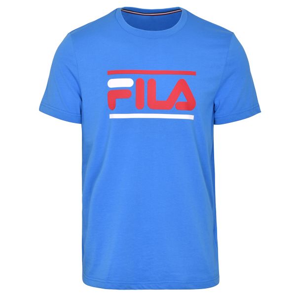 Herren Tennis-T-Shirt Fila T-Shirt Chris - simply blue