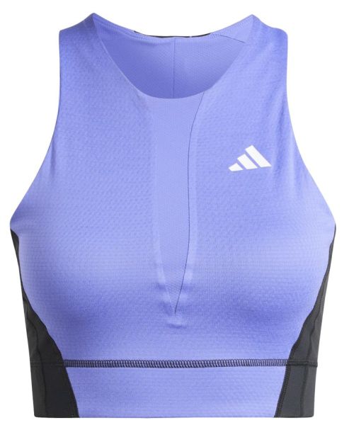 Damen Tennistop Adidas HEAT.RDY Crop - Mehrfarbig