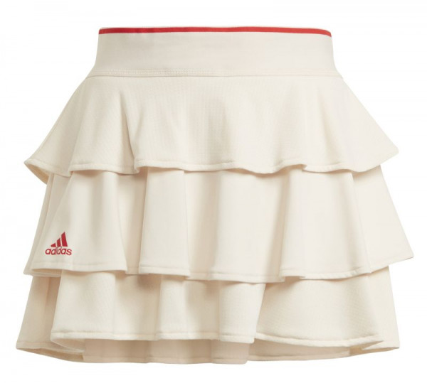  Adidas Pop Up Skirt G - wonder white/vivid red