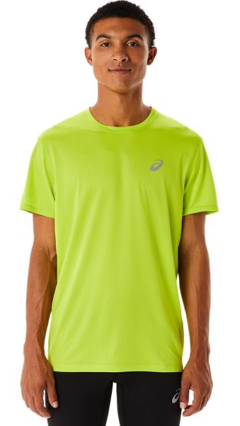 Herren Tennis-T-Shirt Asics Core SS Top - lime zest