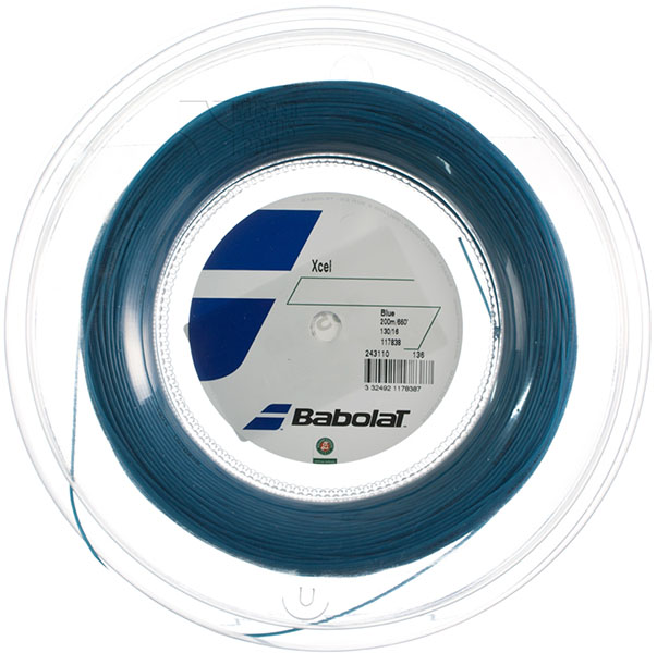 Tennis String Babolat Xcel 200 m blue Tennis Zone Tennis Shop