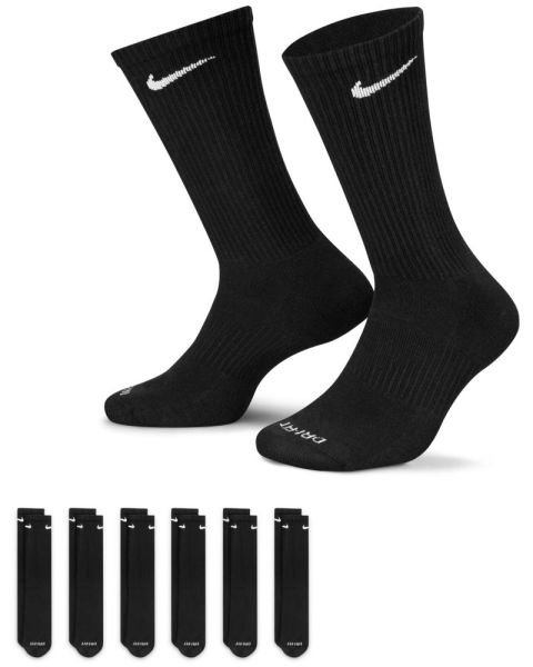Чорапи Nike Everyday Plus Cushion Crew Socks 6P - black/white