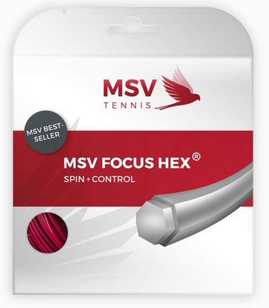 Χορδή τένις MSV Focus Hex (12 m) - red