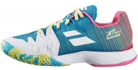 Ženske tenisice Babolat Jet Mach II AC Women - capri breeze/pink Ženske tenisice Babolat Jet Mach II AC Women - capri breeze/pink